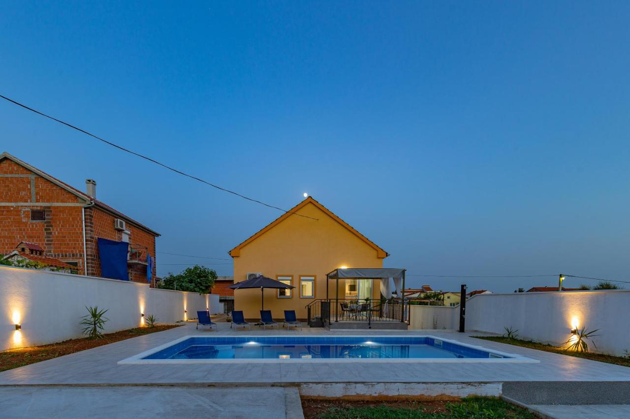 Villa Family And Friends Private Heated Pool With Jacuzzi Zadar Bagian luar foto