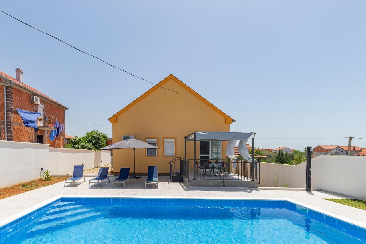 Villa Family And Friends Private Heated Pool With Jacuzzi Zadar Bagian luar foto